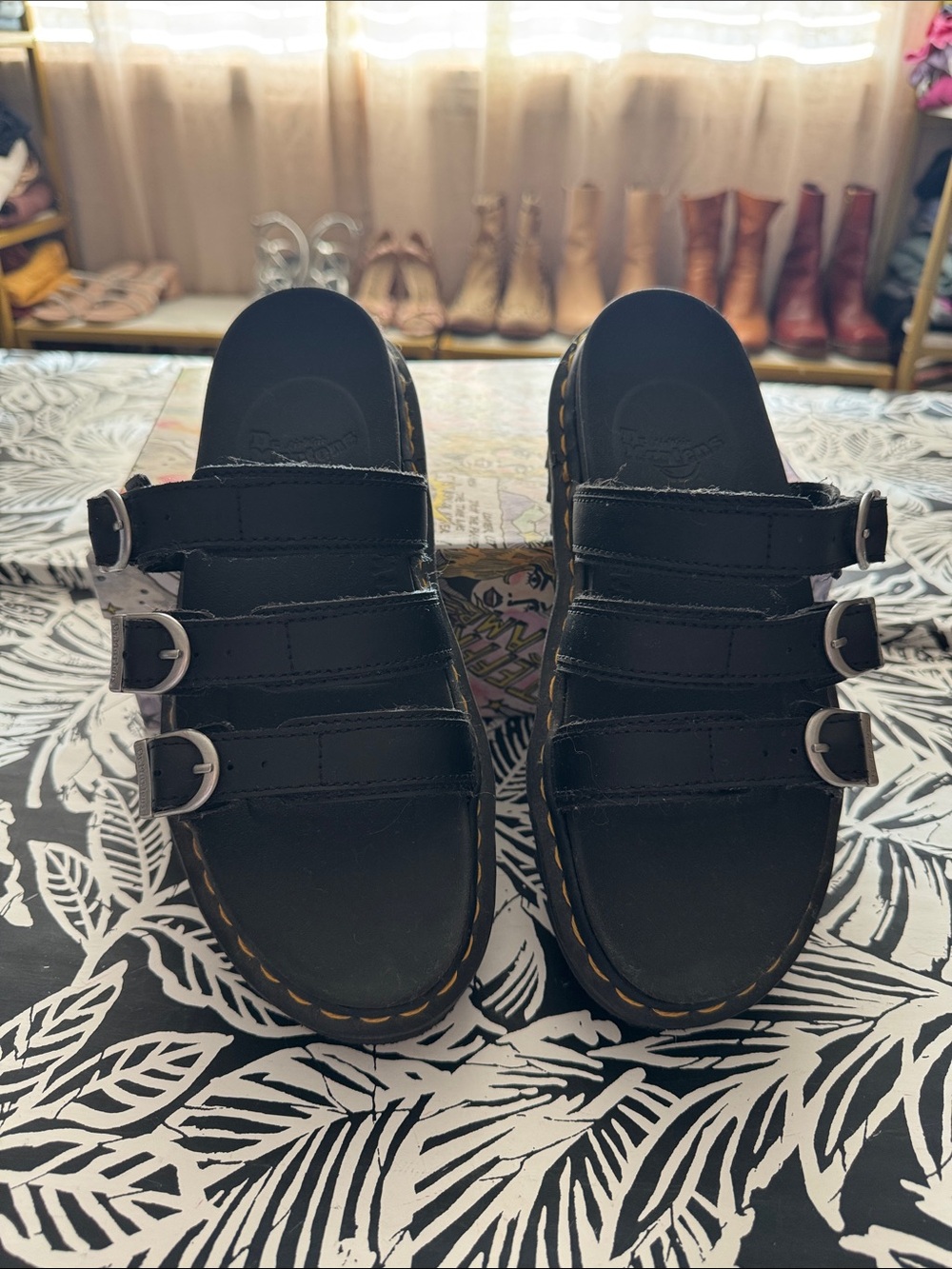 Dr. Marten’s slide sandals